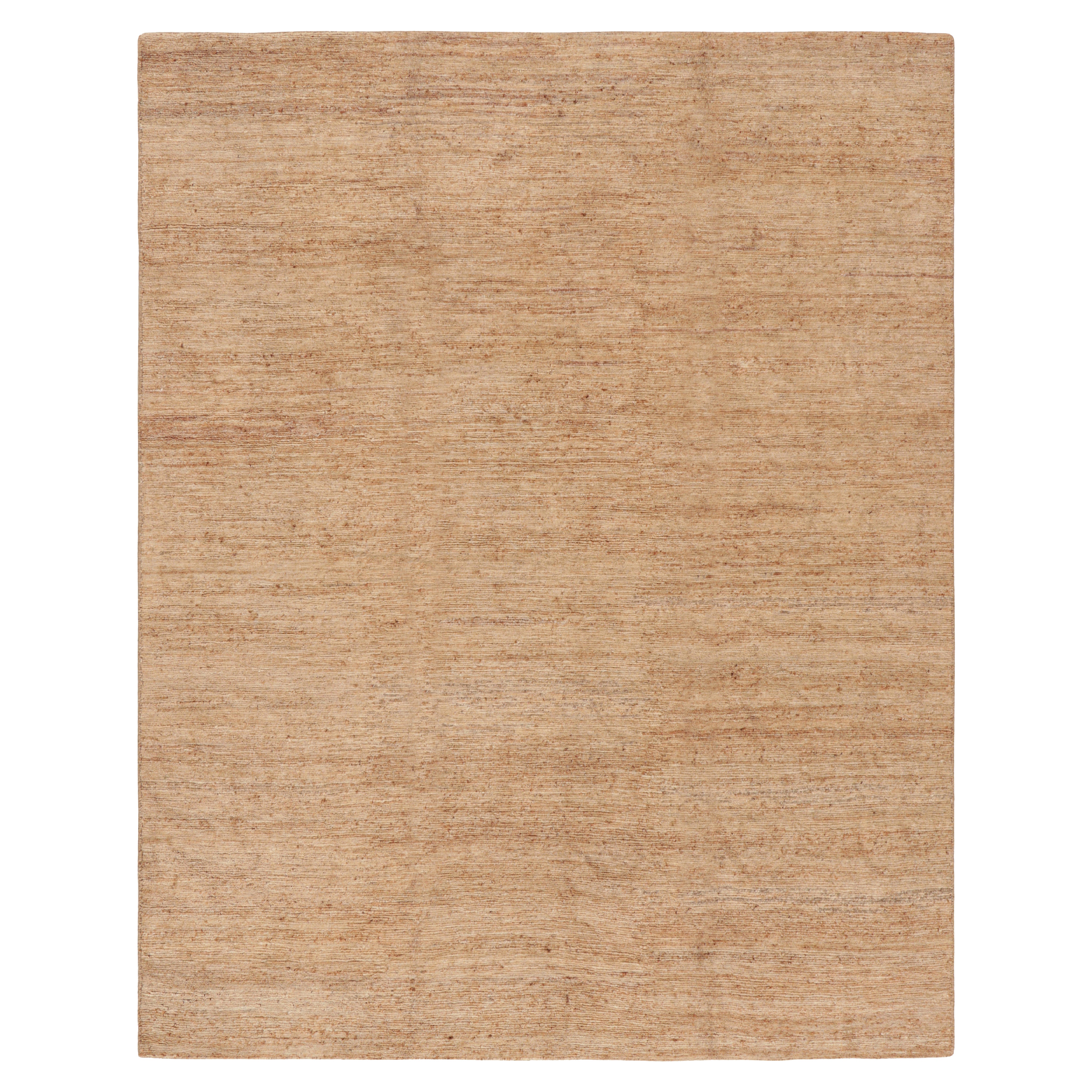 Rug
Kilim
s Strukturteppich, Jute mit monochromen beige-braunen Schlieren