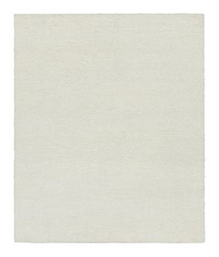 Rug & Kilim’s Textured Rug with Monochrome White Striae