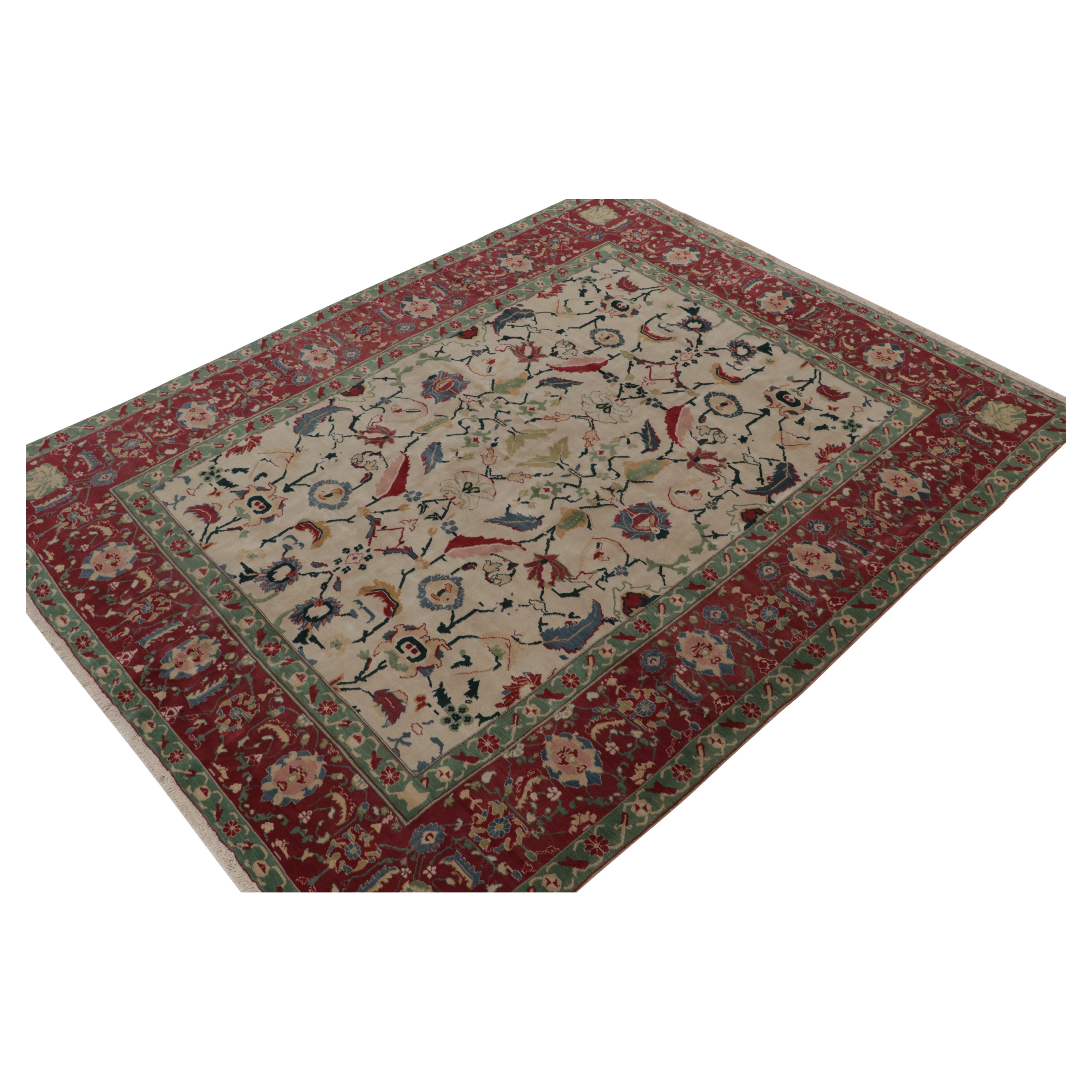 Questo tappeto 9x11 è un'ode agli antichi tappeti Agra e una nuova aggiunta alla collezione Modern Classics di Rug & Kilim. Si ispira a una provenienza regale come quella delle case estive dei Maharaja. 

Ulteriori informazioni sul design:

Gli