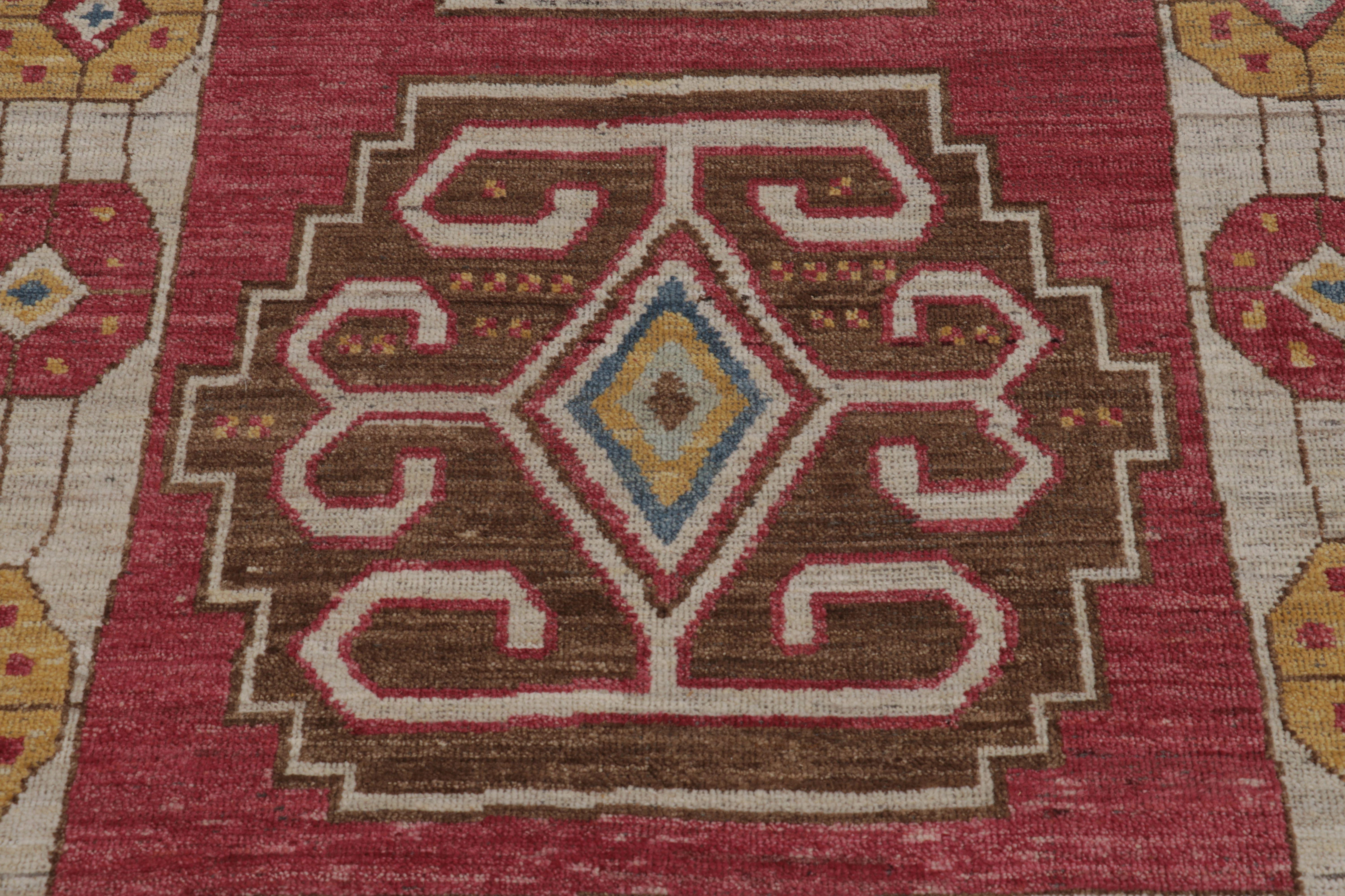 Rug & Kilim's traditioneller, von Konya inspirierter Teppich mit polychromen Medaillons (Handgeknüpft) im Angebot