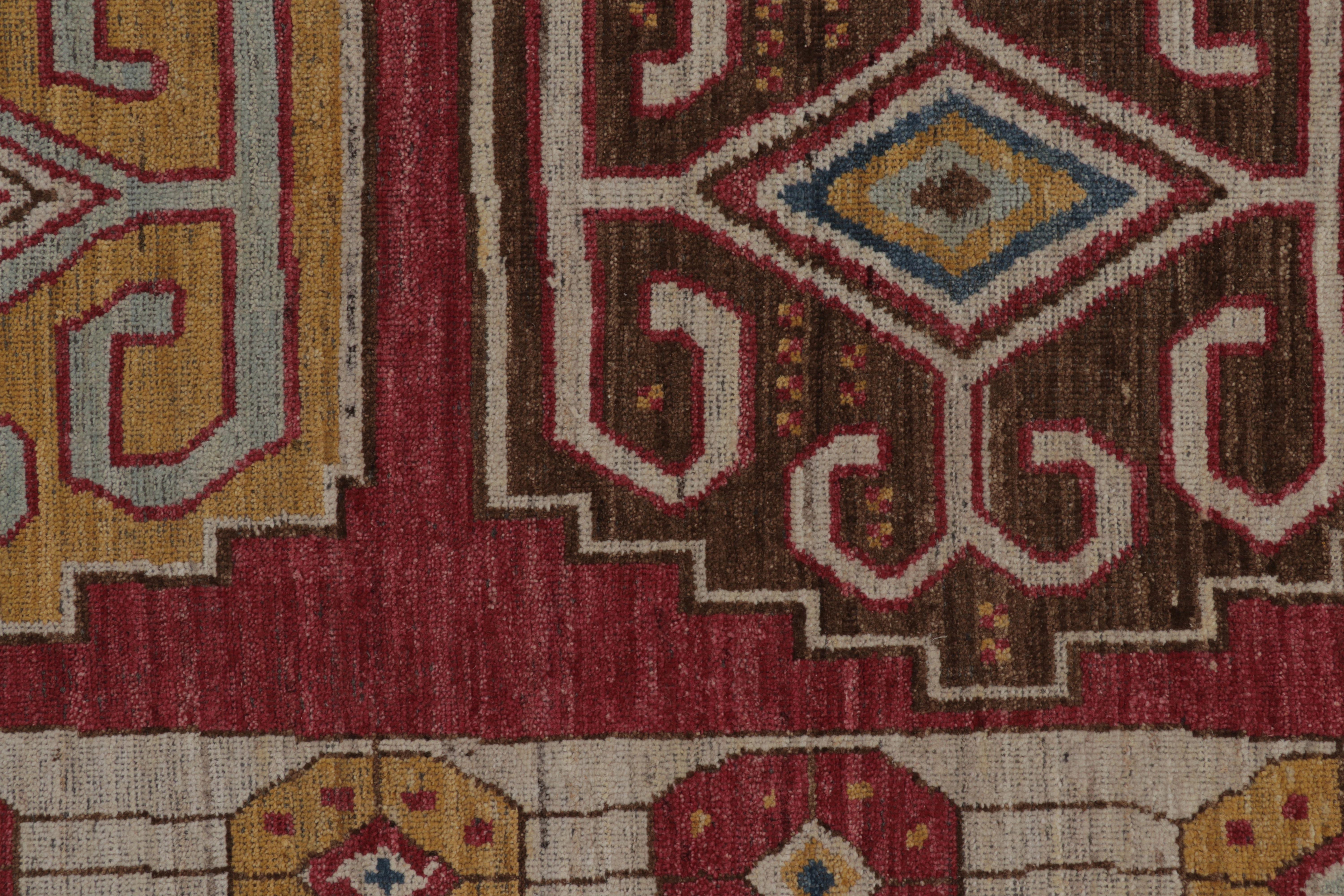 Rug & Kilim's traditioneller, von Konya inspirierter Teppich mit polychromen Medaillons im Zustand „Neu“ im Angebot in Long Island City, NY