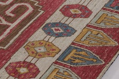 Rug & Kilim’s Traditional Konya Inspired Runner Rug with Polychromatic Medallion