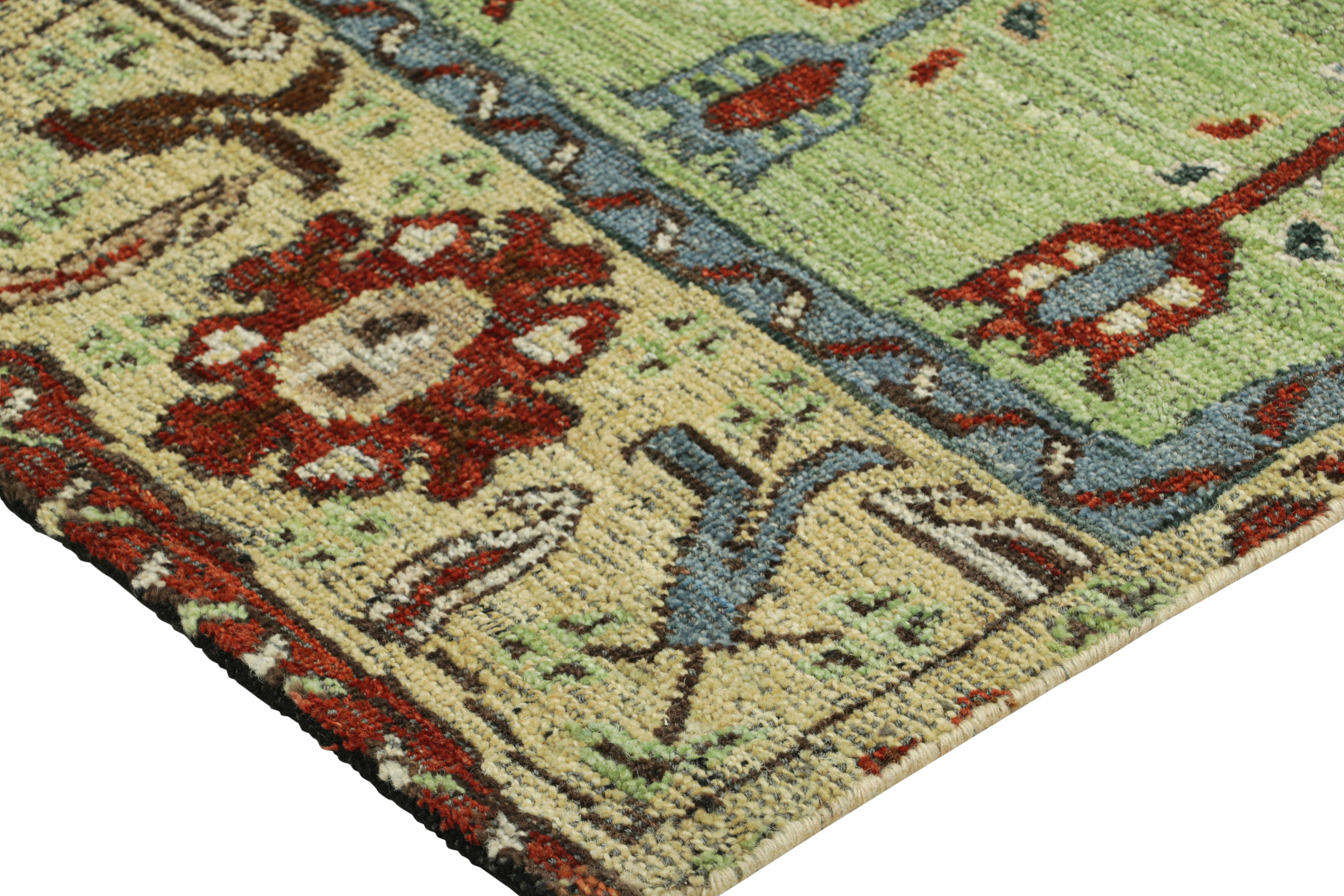 Moderno Rug & Kilim: tappeto tribale con motivi geometrici primitivisti in vendita