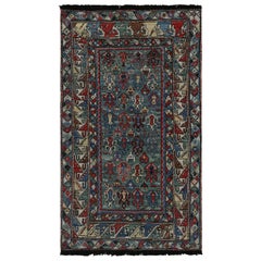 Tappeto in stile tribale Rug & Kilim con motivi geometrici verdi, blu e rossi