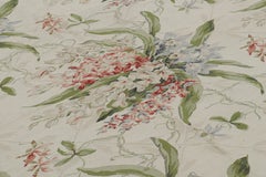 Rug & Kilim’s Tudor Style Rug in White and Cream with Floral Patterns
