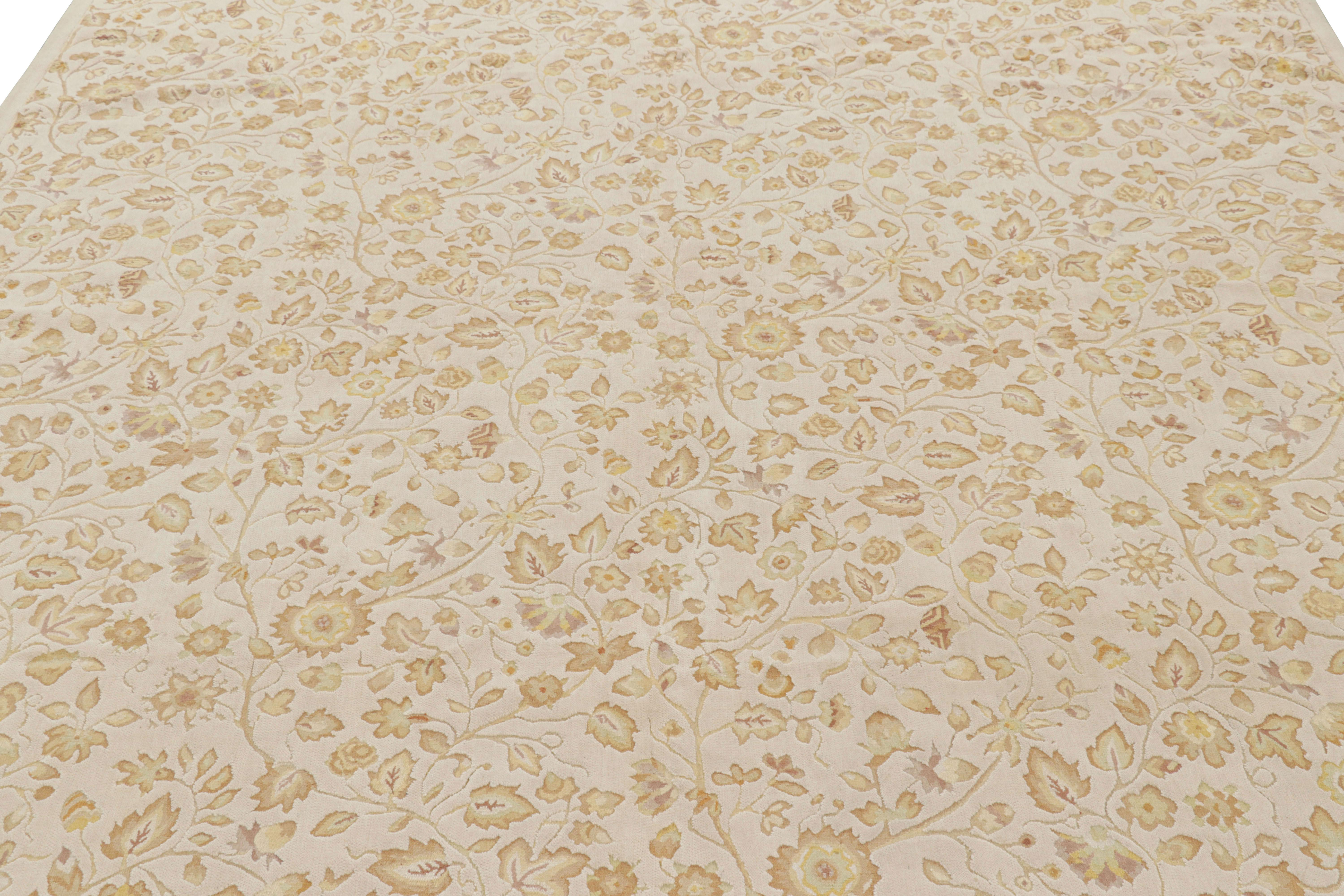 Handwoven in wool, this 8x10 contemporary rug by Rug & Kilim is inspired by antique Tudor rugs, flatweaves and tapestries—a new unveiling from the European rug collection. 

On the Design: 

This modern rug is from the earliest custom works by R&K