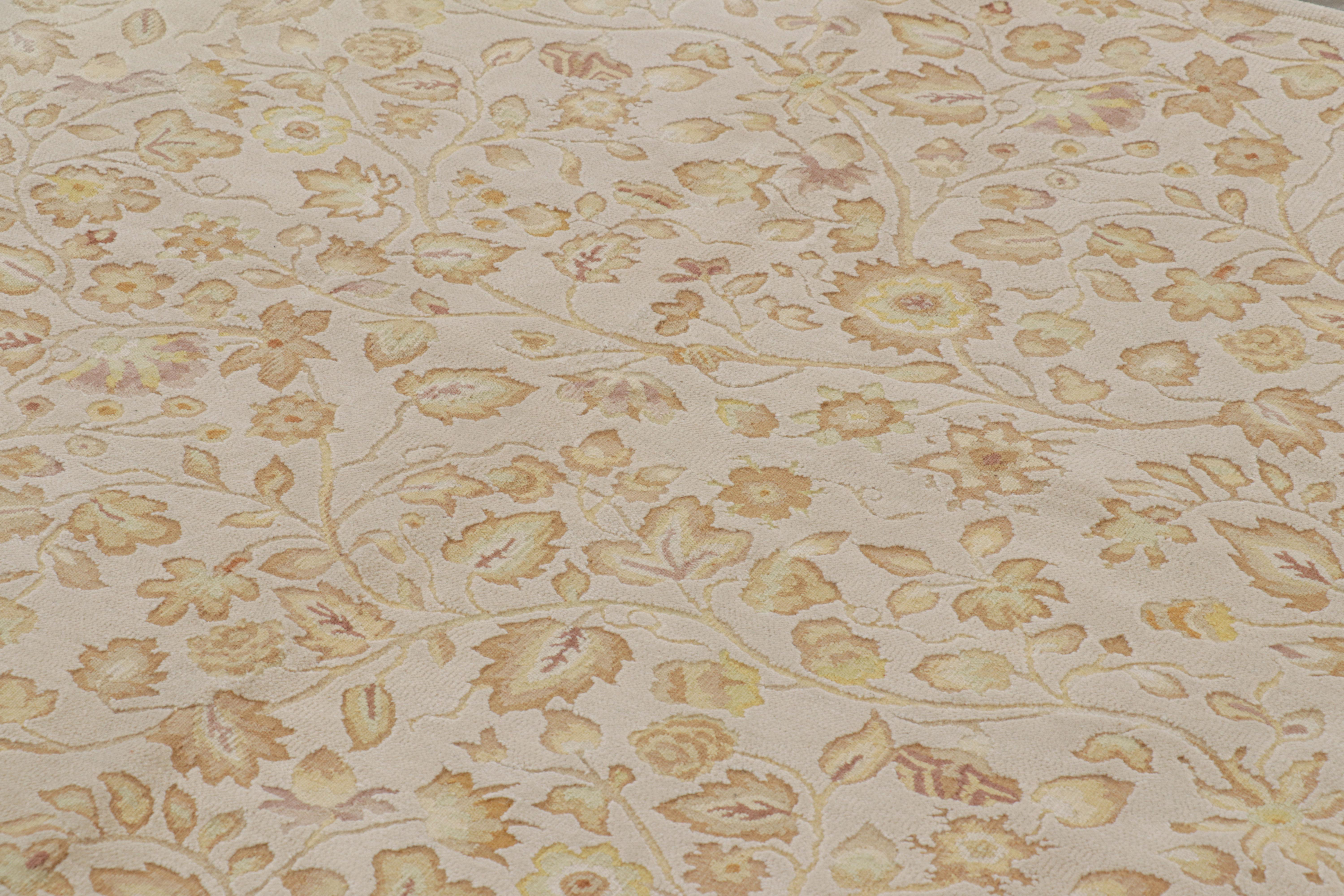 Handwoven in wool, this 4x6 contemporary rug by Rug & Kilim is inspired by antique Tudor rugs, flatweaves and tapestries—a new unveiling from the European rug collection. 

On the Design: 

As inspired by English Tudor rugs and tapestries, this