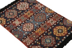Rug & Kilim’s Turkish-Inspired Rug with Geometric Pattern and Medallions