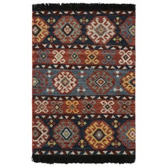 Tapis d
inspiration turque avec motifs géométriques et médaillons de Rug
Kilim