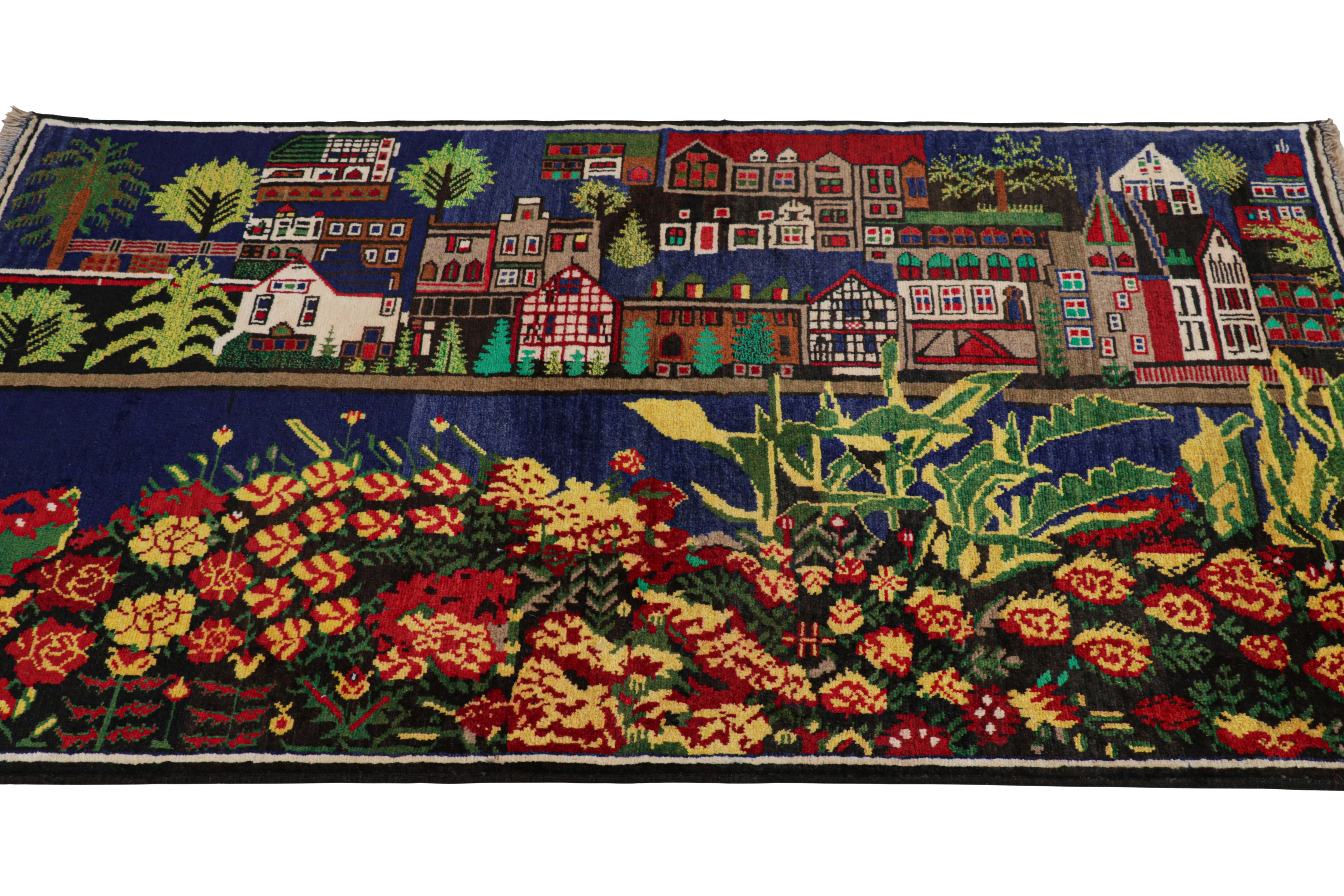 Rug & Kilim's Twin Modern Classics Stammesteppiche mit polychromen Bildern (Afghanisch) im Angebot