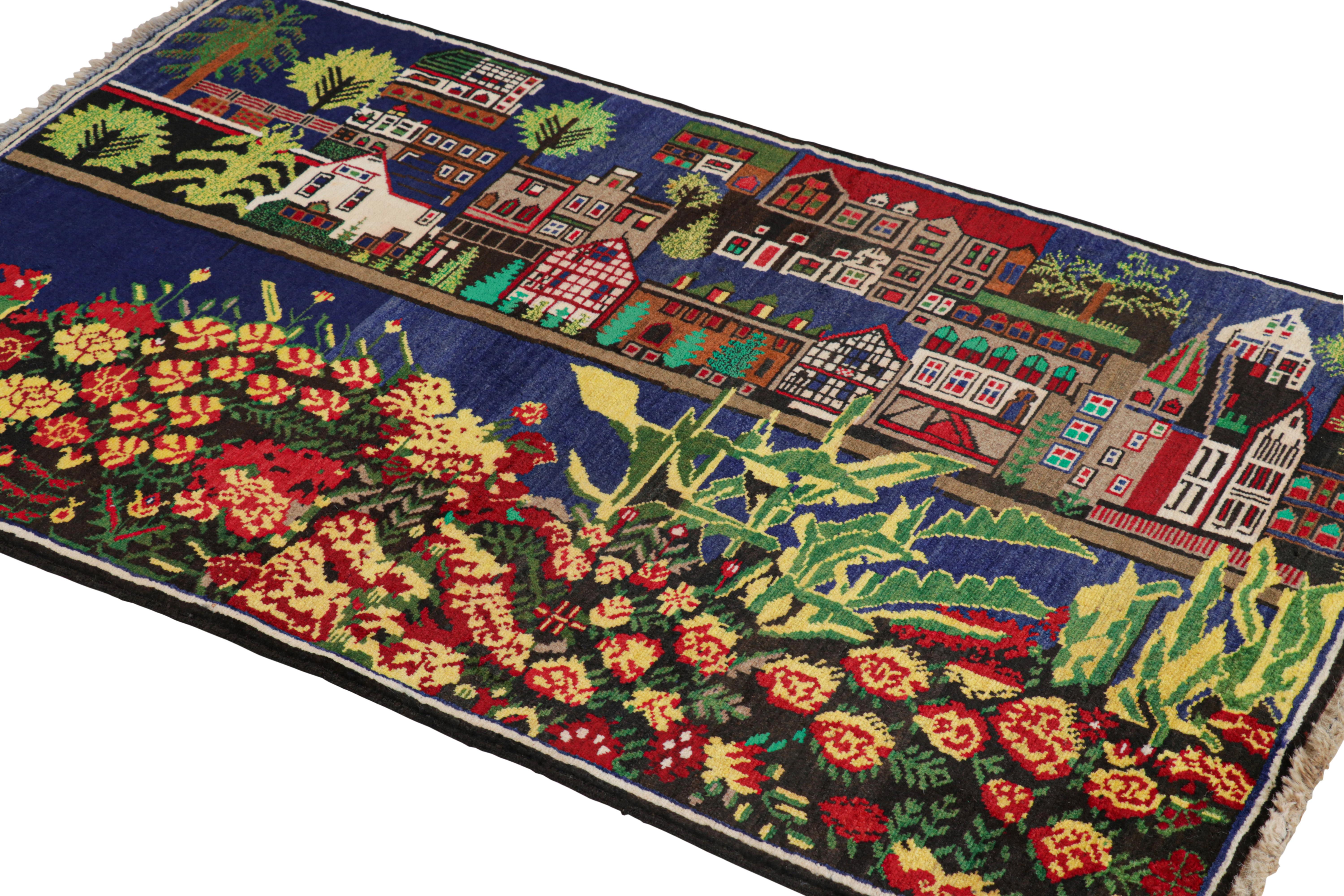 Rug & Kilim's Twin Modern Classics Stammesteppiche mit polychromen Bildern (Handgeknüpft) im Angebot