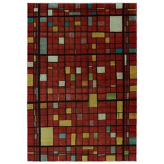 Tappeto Vintage Zeki Müren di Rug & Kilim, con motivi geometrici.