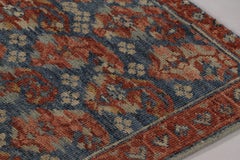 Rug & Kilim’s Zeychour Inspired Rug in Deep Red and Blue Florals