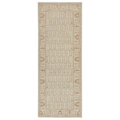 Rug & Kilim’stribal Style Rug in Blue with Beige-Brown Paisley Patterns