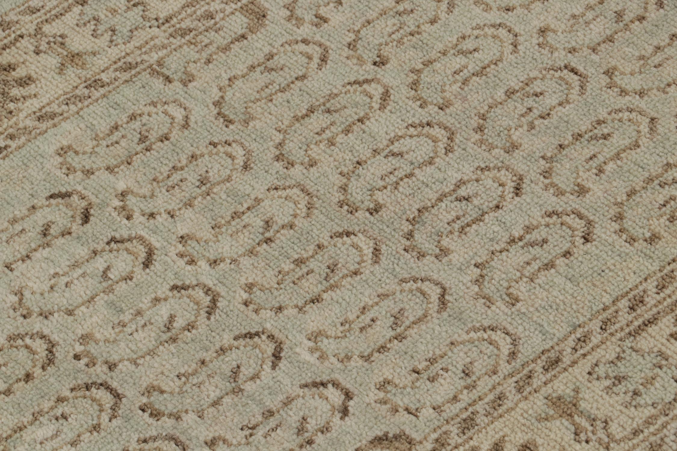 Tappeto & Kilim'stribal Runner in blu con motivi paisley beige-marrone In condizioni Nuovo in vendita a Long Island City, NY