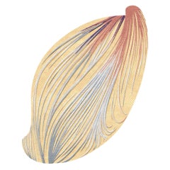 Rug Laser Venus, Colorful Unusual Shape Hand-Knotted, in Stock