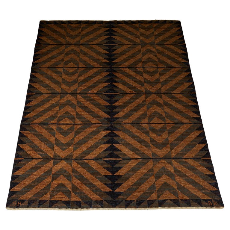 Rug “Mexico” Designed by Berit Koenig for Svensk Hemslöjd, Sweden, 1960's For Sale at 1stDibs