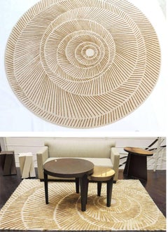 Custom Rug "Nautilus" Designed by Damien Langlois Meurinne