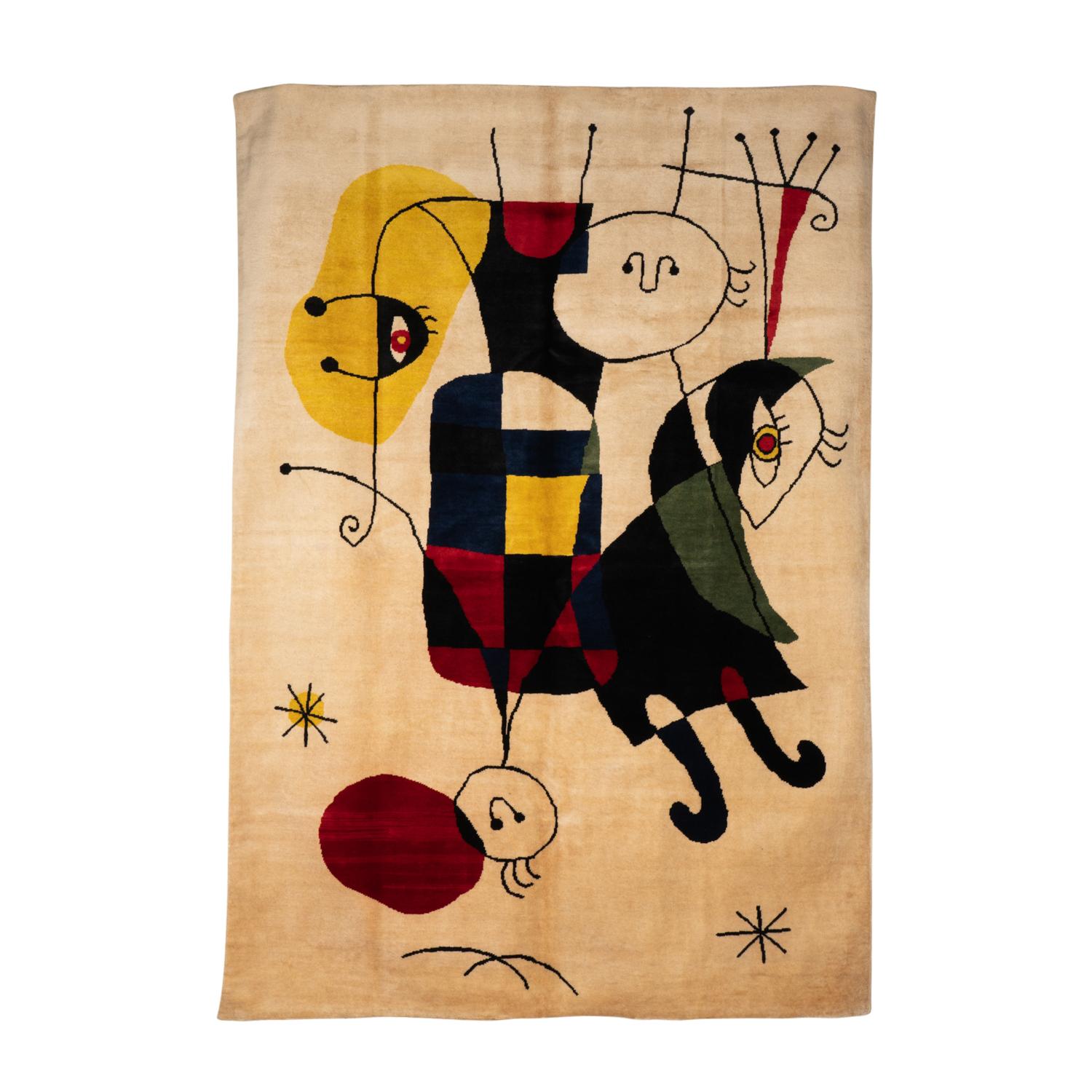 Rug, or tapestry, in wool. Contemporary work In Good Condition For Sale In Saint-Ouen, FR