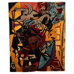 Rug, or tapestry, inspired by Picabia. Contemporary work