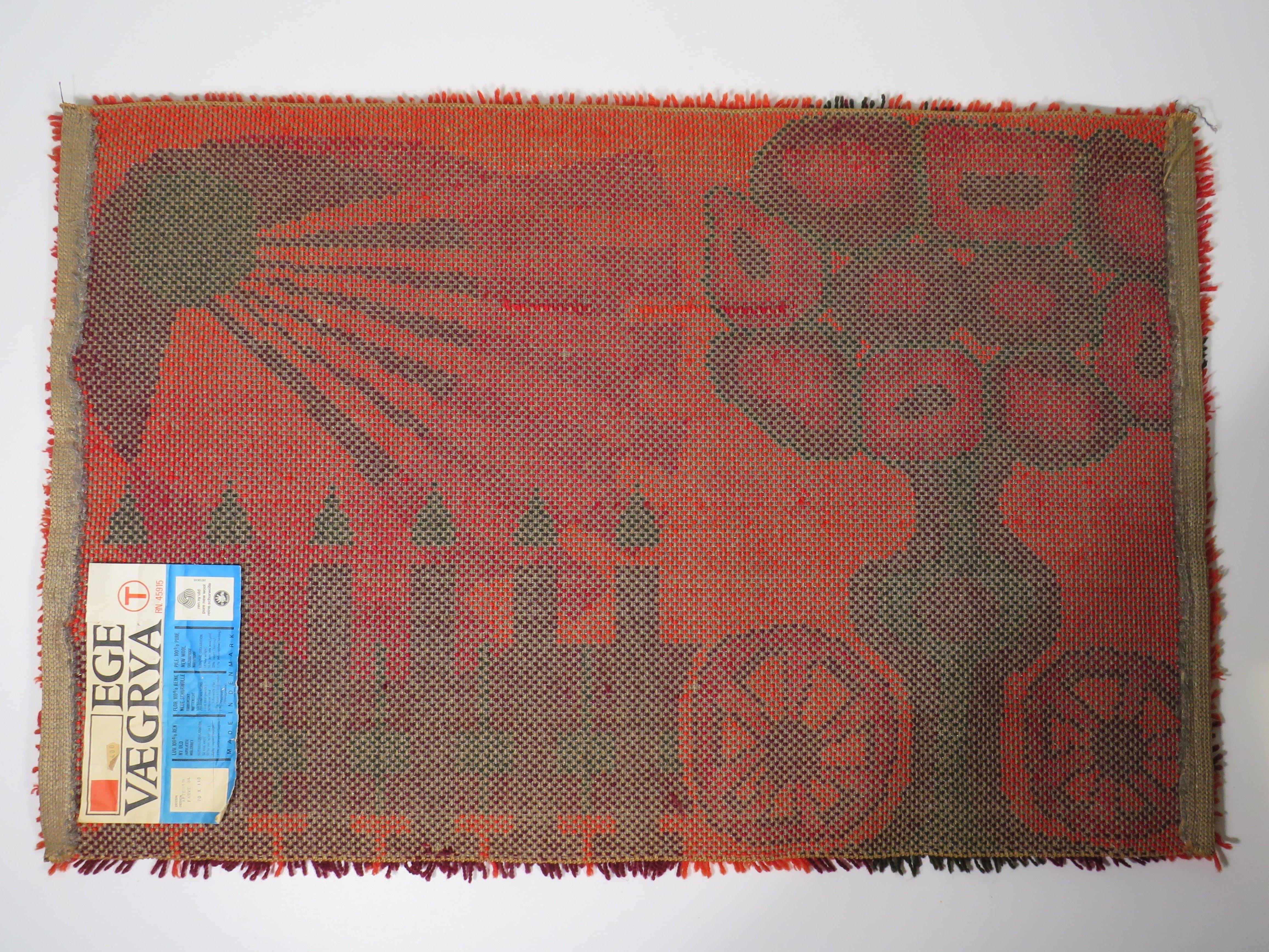 Rug or Wall Tapestry by Ege Rya, Denmark 1965 For Sale 3