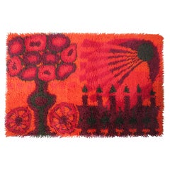 Vintage Rug or Wall Tapestry by Ege Rya, Denmark 1965