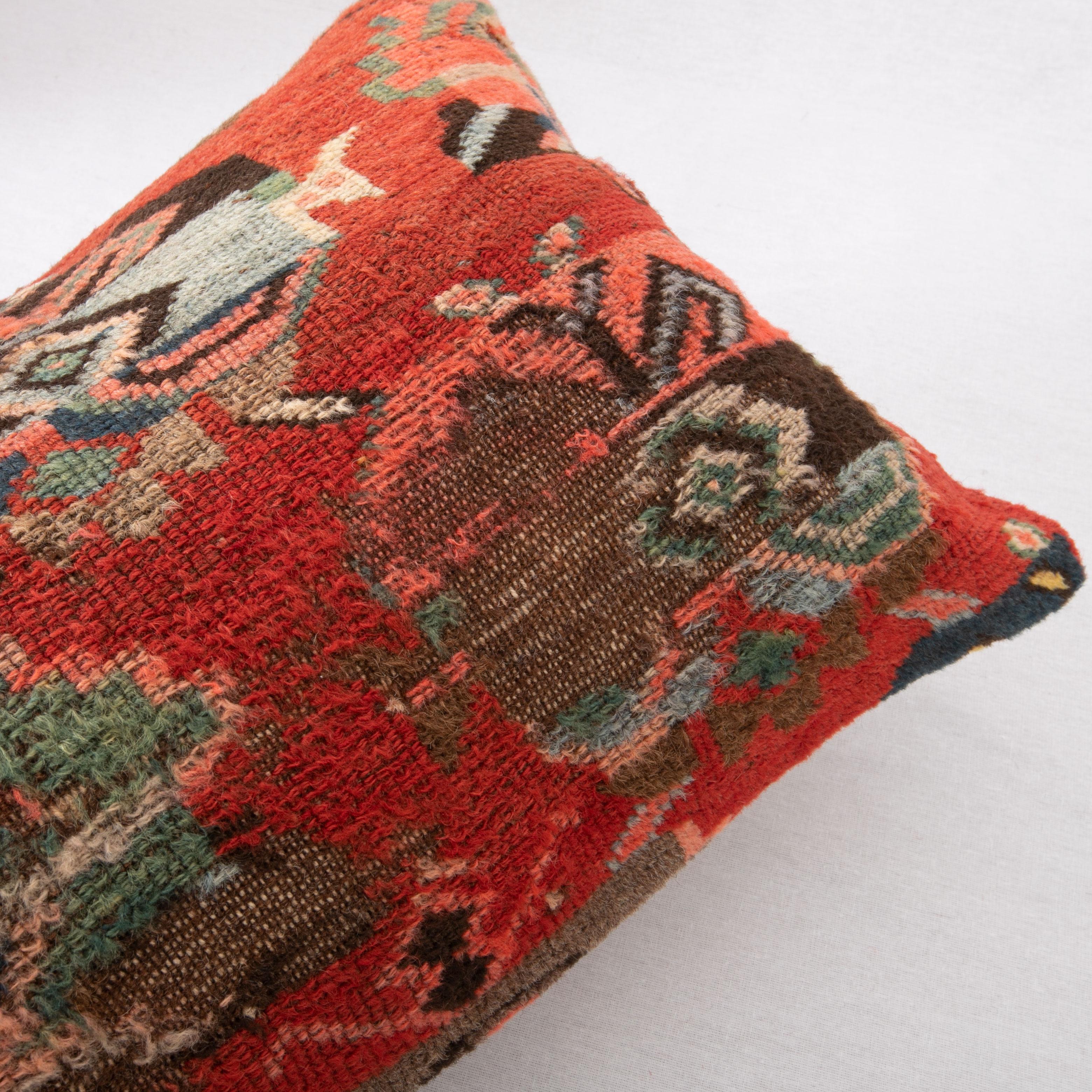 20th Century Rug Pillow Cover Made from a Caucasian Karabagh Rug, late 19th / Early 20th C. For Sale