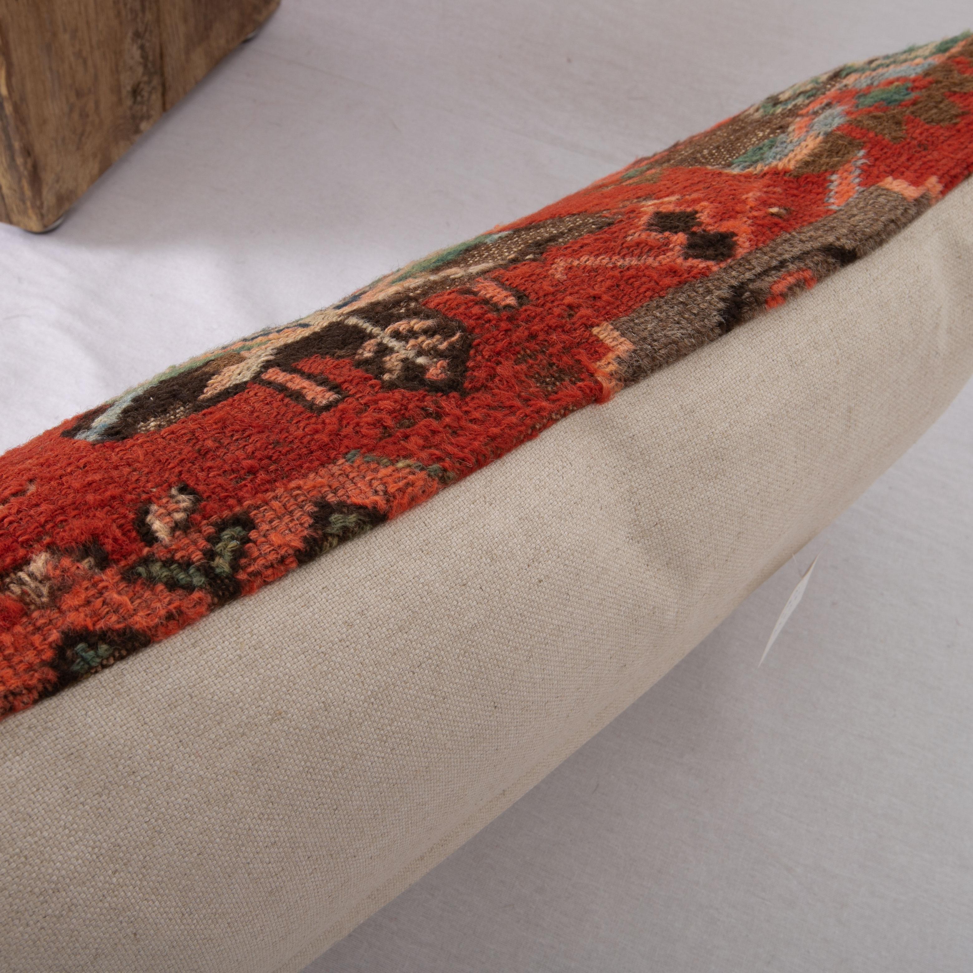 Wool Rug Pillow Cover Made from a Caucasian Karabagh Rug, late 19th / Early 20th C. For Sale