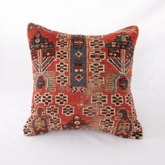Rug Pillow Cover Made from a Caucasian Shirvan Rug, Early 20th C