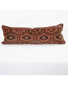 Rug Pillowcase Made from an Antique Turkmen Bag