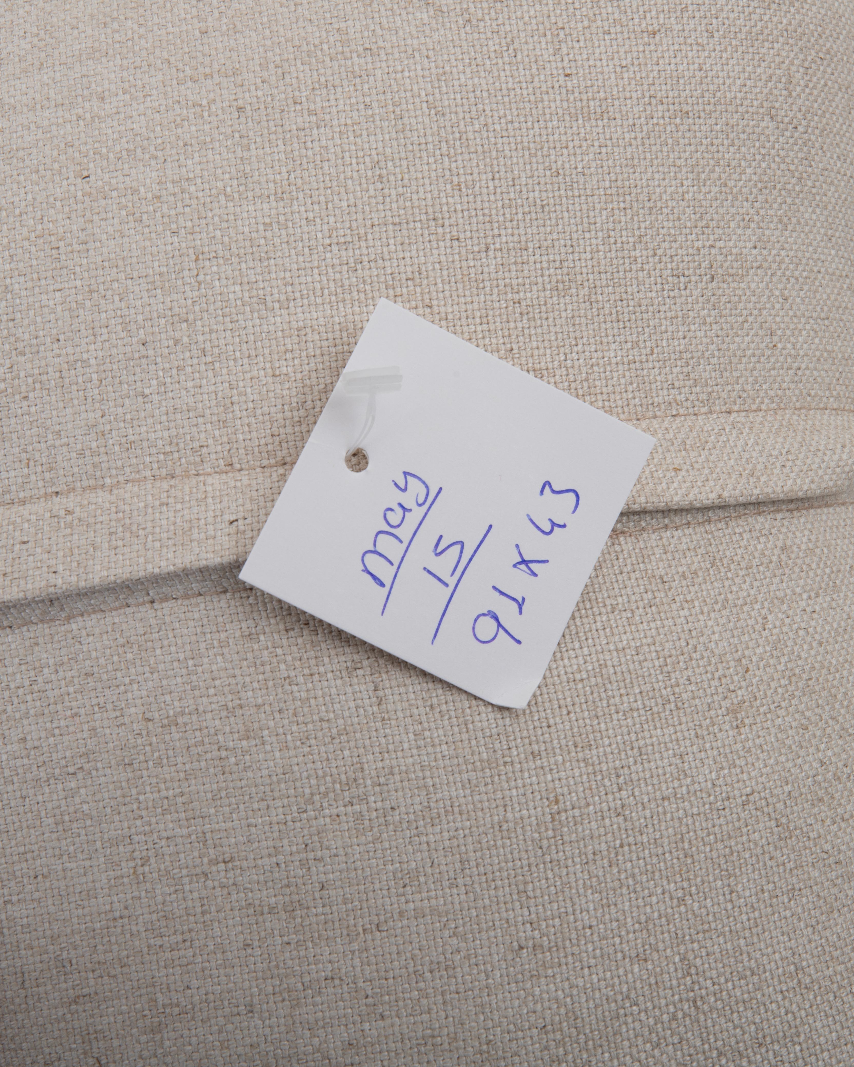 Rug Pillowcase Made from an Antique Turkmen Bag For Sale 2