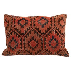 Rug Pillowcase Made from an Antique Turkmen Bag