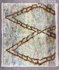 Tappeto campione. 100% lana, annodato a mano