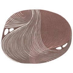 Rug Space Odity Modern Dressing Room Hand-Knotted, In Stock