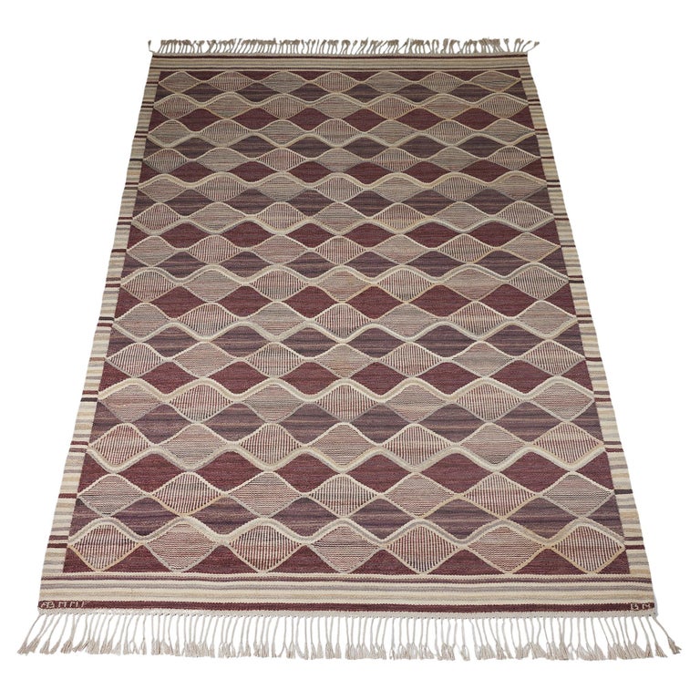 Rug 'Spättan' Designed by Barbro Nilsson for MMF AB, Sweden, 1943 For ...