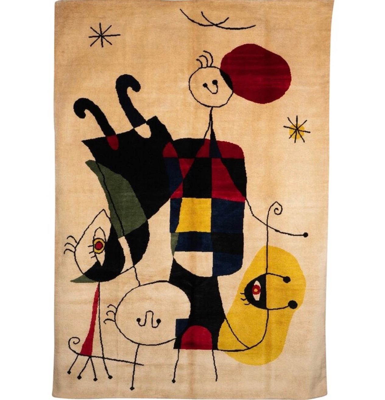 Teppich von Joan Miro (Wolle) im Angebot
