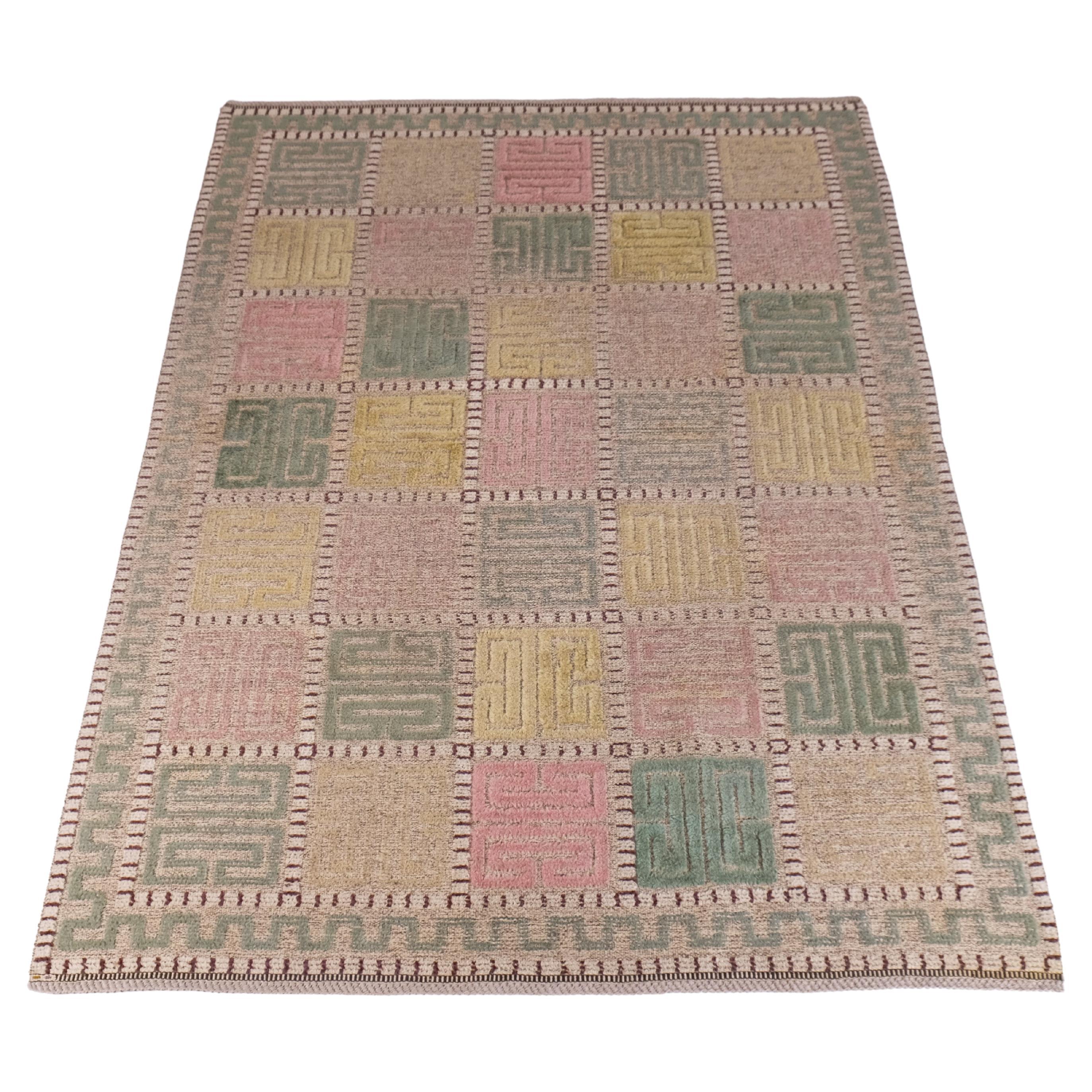 Tapis Ursula de Märta Måås-Fjetterström pour MMF AB, Suède, années 1930