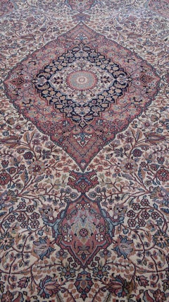 Teppich mit rosa und blauen Tönen - 302x208 cm