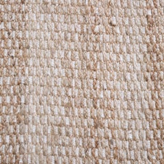 Rugged Hemp with Luxe Cotton Customizable River Runner in White Large