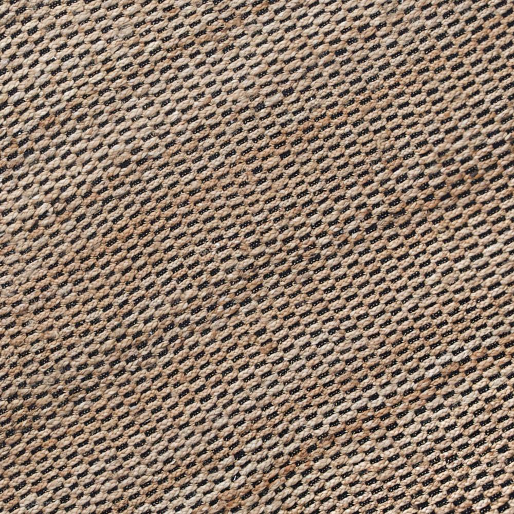 Tissé à la main Tapis en chanvre robuste et coton de luxe personnalisable River Weave en noir Large en vente