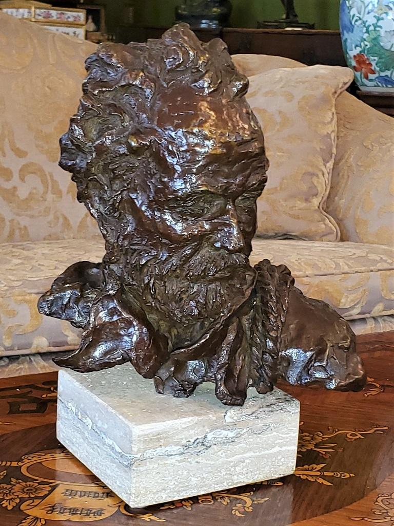 Presenting a gorgeous American bronze sculpture of a “Rugged Outdoorsman” bronze by Lundeen.

George Wayne Lundeen (b. 1948), American Sculptor … limited Edition No 10/12 … dated 1977.

Fully and properly signed and marked on the rear of the