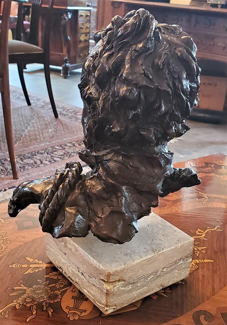 American “Rugged Outdoorsman” Bronze by Lundeen For Sale