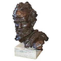 "Robusto hombre de campo" Bronce de Lundeen