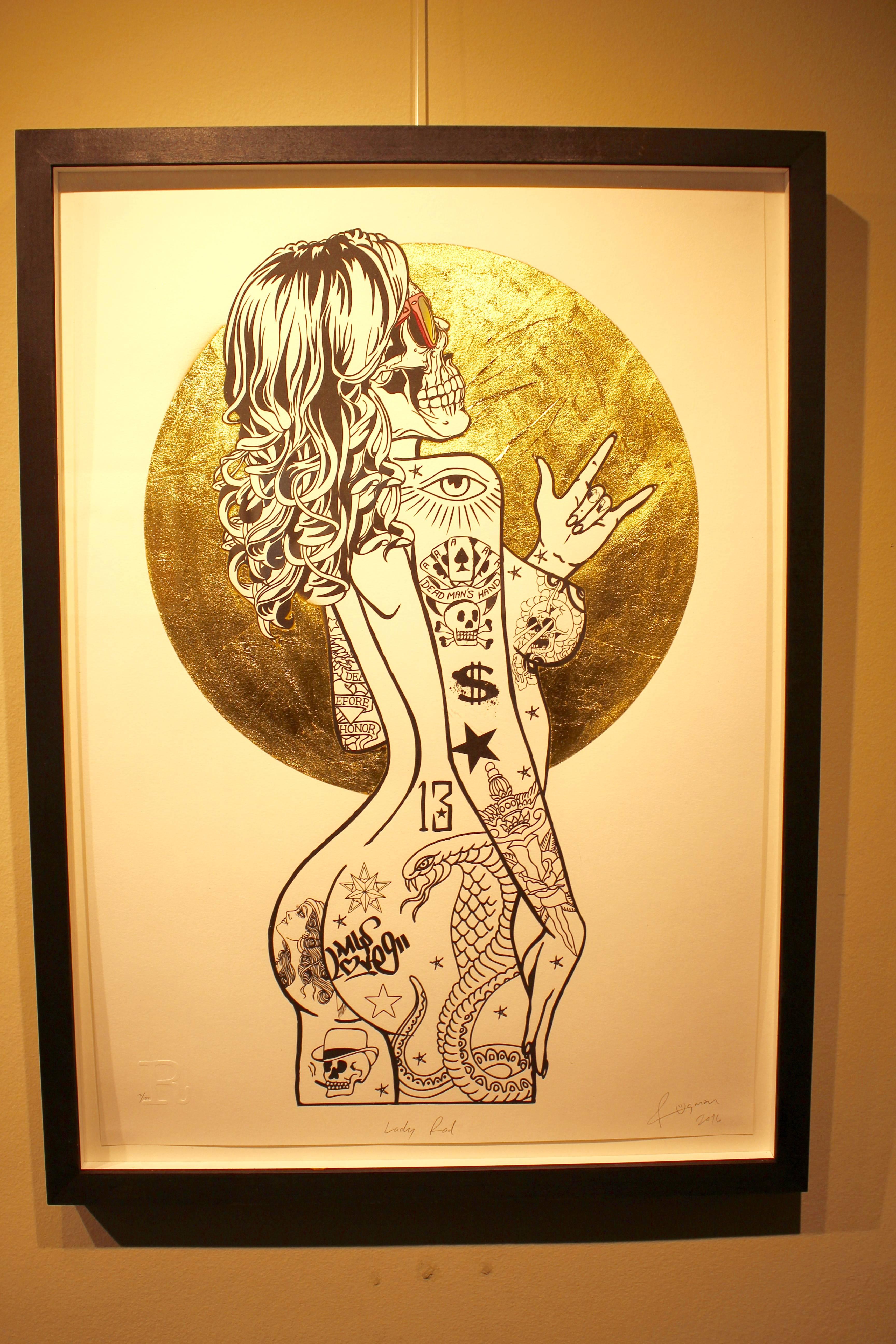 Lady Rad - Street Art Print by Rugman