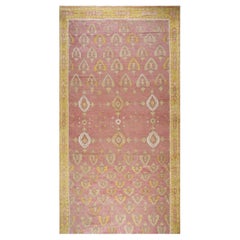 Rugs On Net Antique Oversized Tribal Large Scale Allover Mauve Indian Agra Rug