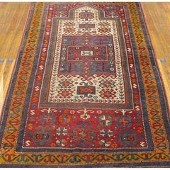 Rugs On Net Antique Tribal Geometric Islamic Prayer Motif Caucasian Kazak Rug