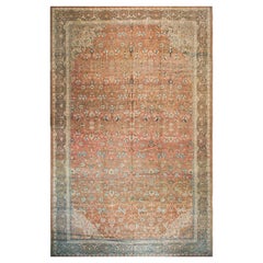 Rugs On Net Fine Oversized Antique Rustic Persian Tabriz Haji Jalili Rug Carpet