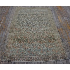 Rugs On Net Gray Antique Paisley Geometric Persian Malayer Rug