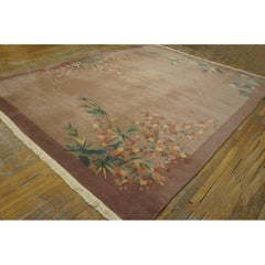 Rugs On Net Gray Cream Antique Walter Nichols Chinese Art Deco Rug Wool Carpet