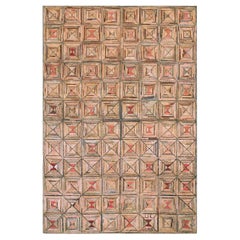 Rugs On Net Jewel Tone Antique American Hooked Rug